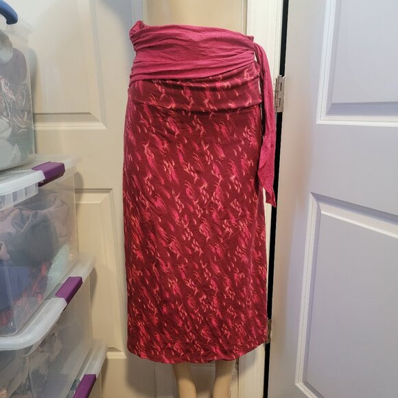 Kuhl Zerra Convertible Maxi Skirt/Dress Red  3 in 1 Styling NEW/Sample - Picture 3 of 10